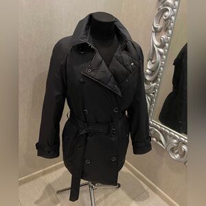 Burberry Down-Filled Cropped Trench coat